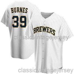 Corbin Burnes # 39 Blanc Ver2 Baseball Jersey XS-6XL Cousu Hommes Femmes Jeunesse Baseball Jersey