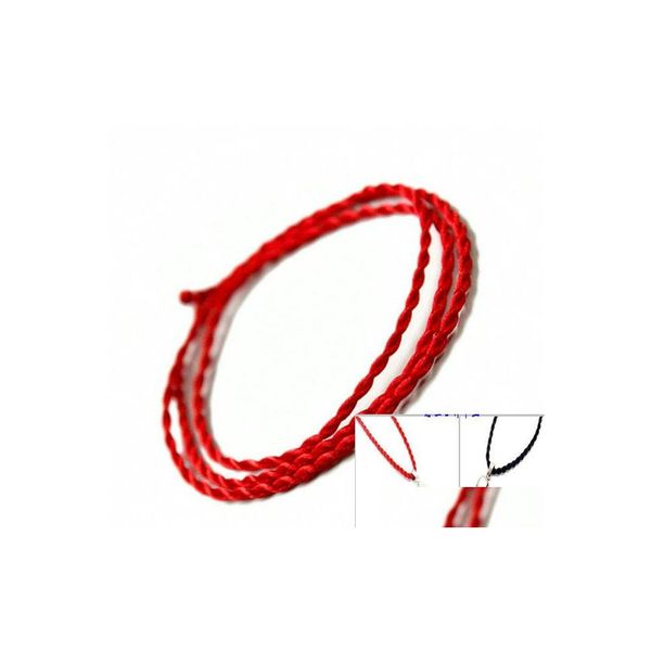 Fil de cordon 50cm bricolage tissé à la main collier corde hommes et femmes pendentif livraison directe bijoux résultats composants Dhkhq