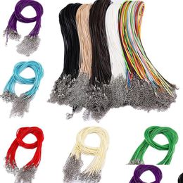 Koorddraad leer pu touw ketting voor ketting mti kleur hanger string sweater koord weven druppel levering 2021 sieraden bevindingen compone dhdfk
