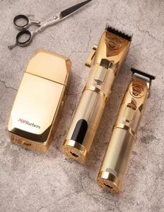 Leerlijke elektrische haar Clipper Drie modellen Snel opladen Shaver Barber Hairdressing Shaving Trimmer Men Hairs Cut Machine6033543