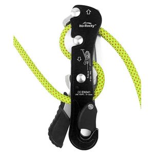 Koorden Slings en Webbing Professionele Rock Climbing Descender 150kg Zelfremmend Stop Touw Klem Grijper Descender Karabijnhaak Klimaccessoires 230603