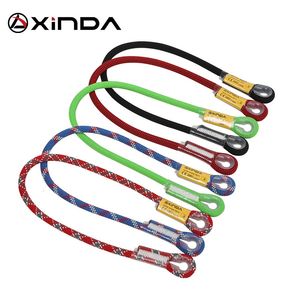 Cordons Élingues et sangles Xinda Professional Rock Climbing 10.5mm Static Longe Protective Eye-to-eye Sling Mountaineering Equipment 230419