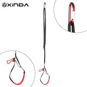 Cords Slings and Webbing XINDA Professional Adjustable Webbing Foot Loop Climbing Polyester Foot Loop Ascender Belt Device Band Rock Climbing Equipment 230210