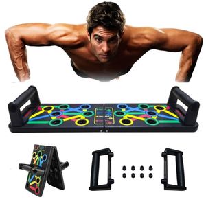 Core buikspiertrainers 14 in 1 PushUp Rack Board Training Sport Workout Fitness Gymapparatuur Push Up Stand voor buikspieren Oefening voor spieropbouw 231007