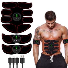 Core Abdominal Trainers ABS Stimulator Muscle Toner EMS Abdominal Toning Belt Training Body Fitness Shaping Muscle Stimulator Hombres Mujeres Brazo Pierna Entrenador 230606