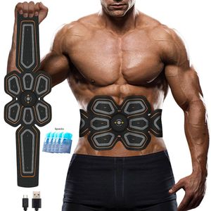Core Abdominal Trainers Abs Stimulator Muscle Toner EMS Press Trainer Abdomen Electrostimulation USB Charged Fitness Home Workout Toning Belt 230801