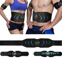 Core Abdominale Trainers Abs Toning Belt EMS Elektrische trillingen Buikspiertrainer Taille Lichaam Afslanken Fitness Massageriemen Voor Arm Beentraining