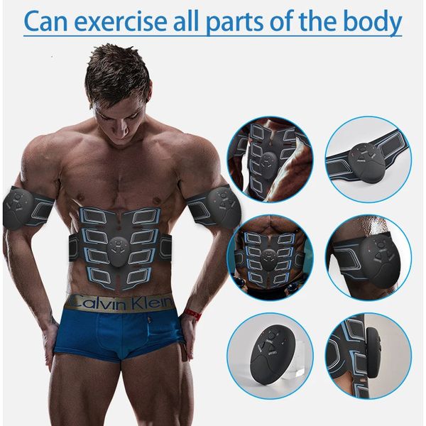 Entrenadores abdominales centrales Batería Estimulador muscular abdominal Entrenador de cadera Tóner Abs EMS Máquina de equipo de entrenamiento físico Pérdida de peso Máquina para adelgazar corporal 231211