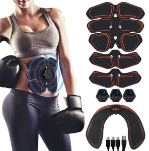 Core Abdominal Trainers Drop EMS Abdominal Muscle Stimulator Hip Trainer Toner USB Abs Fitness Training Gear Machine Home Gym Body Slimming 230820