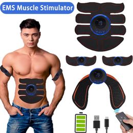 Core Abdominale Trainers Elektrische EMS Spierstimulator Draadloze Billen Hip Trainer ABS Fitness Body Afslanken Massager 230617