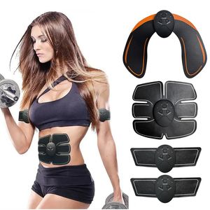 Core Abdominale Trainers EMS Heup Spierstimulator Fitness Tillen Bil Buik Armen Benen Trainer Gewichtsverlies Lichaam Afslanken Massage Met Gel Pads 230607