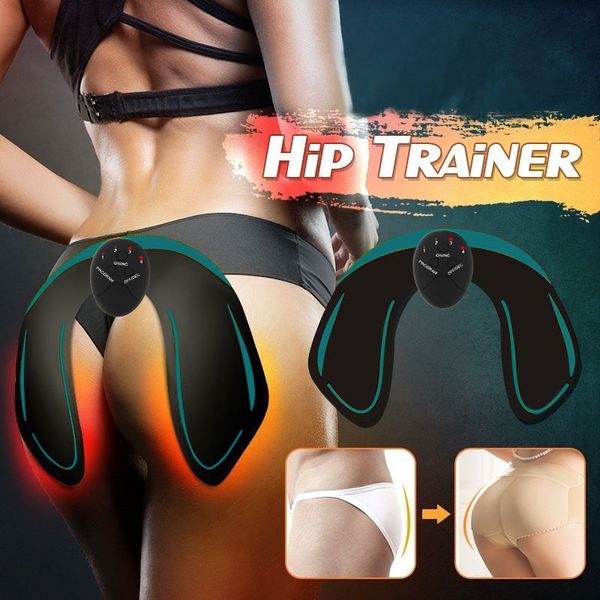 Core Abdominal Trainers Hip Trainer Smart Vibrating Exercise Stimulate Machine Fitness Equipment 6 Modes Body Slim Shaper Workout Hanches Raffermissant 230801