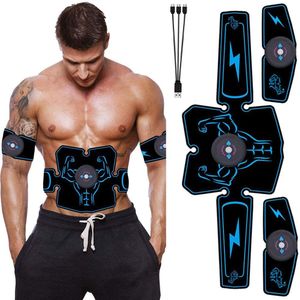 Core Abdominal Trainers Muscle Stimulator EMS Abs Trainer Fitness Training Gear Músculos abdominales Toner con USB Recargable Equipo de entrenamiento Máquina 230607
