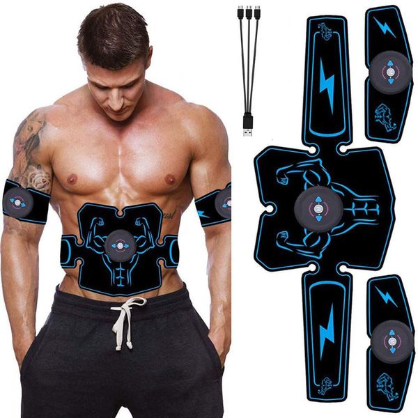Core Abdominal Trainers Stimulateur musculaire EMS Abs Trainer Fitness Training Gear Muscles abdominaux Toner avec USB Rechargeable Workout Equipment Machine 230607