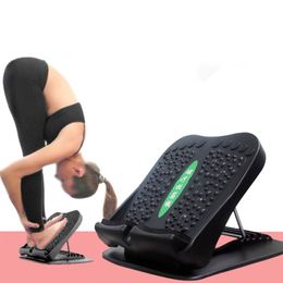 Core Abdominal Trainers Portable Calf Stretch Board Slant Foot Massage Instrument Réglable Inclinaison Boards Cheville Stretcher 5 Positions 230801