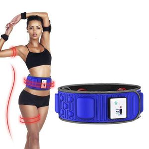 Core Abdominal Trainers Ceinture Amincissante Électrique Aimant Vibrant Abdomen Taille Exercice Jambe Ventre Fat Burning Avec 5 Moteurs Perte De Poids Machine Hommes Femmes 230820