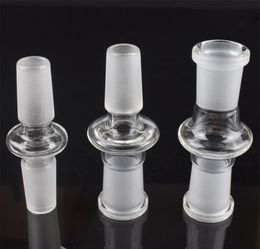 Adaptador de tubos de agua de cachimba de vidrio al por mayor adaptador desplegable con adaptador macho a hembra 10 mm 14 mm 18 mm