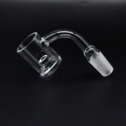 Core Reactor Quartz Banger Avec 5mm Bas 10mm 14mm 18mm Mâle Femelle 45 90 Quartz Banger Nails Pour Bongs En Verre Dab Rigs