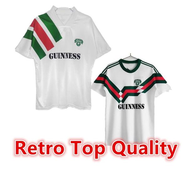 Cork City Retro Soccer Jerseys 88 89 92 93 94 Morley Barry Bannon Patrick Freyne Irlanda League Camisa de fútbol clásica Vintag 1988 1989 1992 1993 1994 95