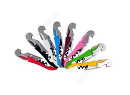 Corkscrew Wine Bottle Openers Multi Colors Double Reach Wine Beer Flessen opener Home Keukengereedschap 300 stks Zee verzending DAS479