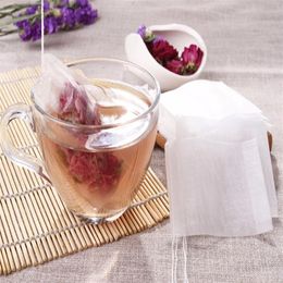 Filtres à thé vides en fibre de maïs sac infuseur à thé nouvelle passoire à thé sachets de thé 1000 pièces l190t