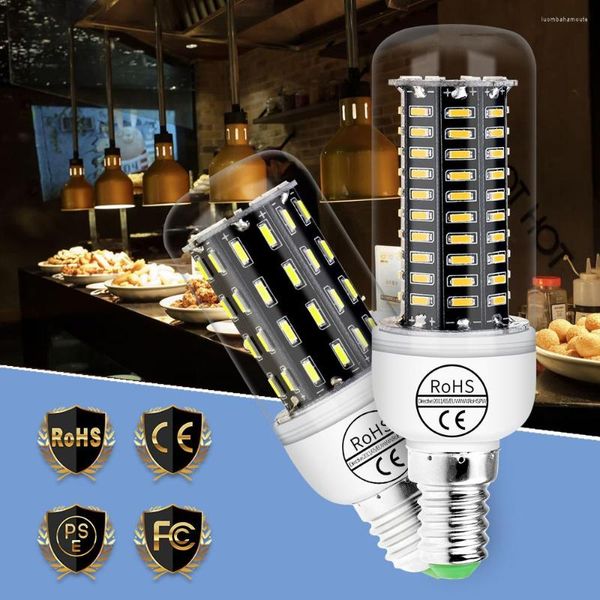 Ampoule LED épis de maïs E27 220V, lampe Bombilla E14 3W 5W 7W 9W, 38 55 78 88, bougie SMD 4014, économie d'énergie
