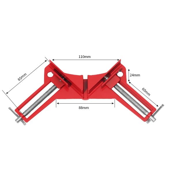 Pinces d'angle pour le travail du bois pince à angle droit à 90 degrés pour armoires de cadrage de bricolage