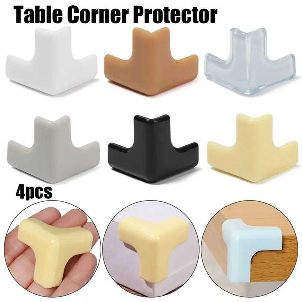 Cordeaux d'angle Coussins de 4 pièces pour enfants Table de sécurité Baby Table Corner Protecteur Corner Protection Protection de bord Anti-Collision Strip D240525