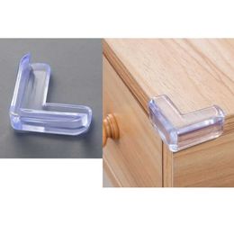 Coussins de bord d'angle Baby Silicone Safety Protection Table Couvre d'angle Couvercle de bord Anti-Collision Couvercle D240525