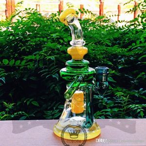 Corona Hermosa Hookah Glass Bong Water Tip Tip Town Rig Dab Rig Recycler Bubbler Pipe