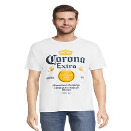 T-shirt graphique à manches courtes Corona Beer pour hommes, tailles S-3XL