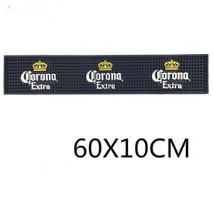 Corona zwart/wit PVC rubberen staafmatten Universal Counter Pad Plastic Rubberen Tafel Mat Pads T200524
