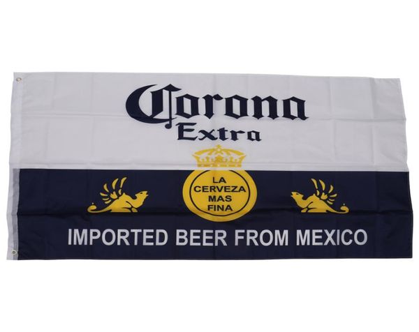 Corona EXTRA IMPORTED DALLE MEXICO NOUVEAU BANNIÈRE DE FLAG POLYESTER 3X5FT 90X150CM 1438998