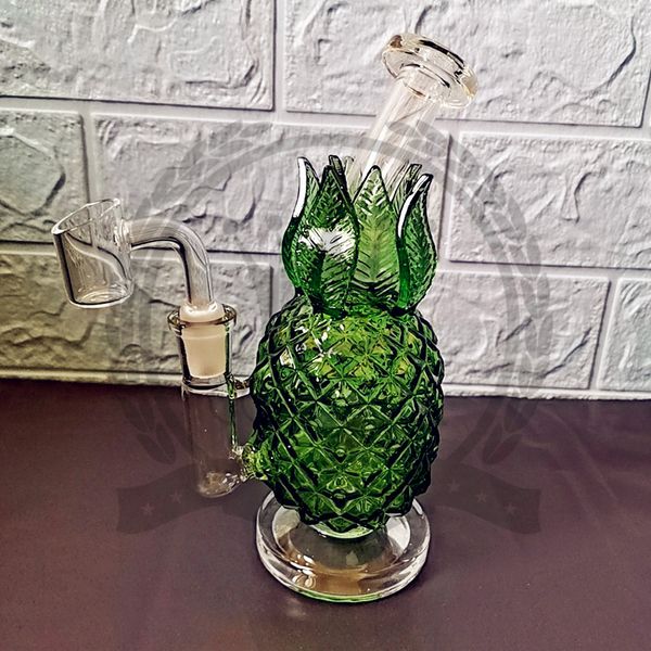 Bécher narguilé Bong Bangs en verre Dab Rig Oil Rigs Pipes à eau Bongs 14mm capiteux grand grand