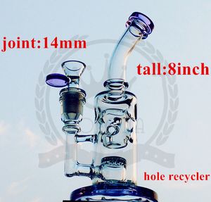 Corona Titanium waterpijp Nagel Glazen Pijp Tall FC Klein bong water Torus bong 5mm Dikke band perc recycler booreilanden