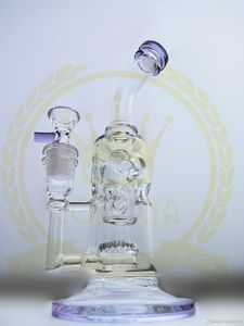 narguilé Hitman bong Recycler mini bongs en verre grand rose vert bleu violet plate-forme pétrolière