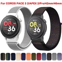 Coros Pace 3 Band de bracelet en nylon bande de montre pour Coros Apex 2 Pro / Pace 2 bracelet bracelet 46 mm 42 mm Bracelet