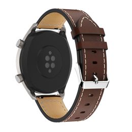 Correa de Cuero para Reloj Xiaomi Haylou Solar LS05, Pulsera Inteligente Deportiva, RePuesto de Pulsera Para Haylou Solar LS05