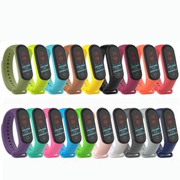 Correa de Silicona para Xiaomi Mi Band 3 Y 4, RePuesto de Pulsera Deportiva de TPU