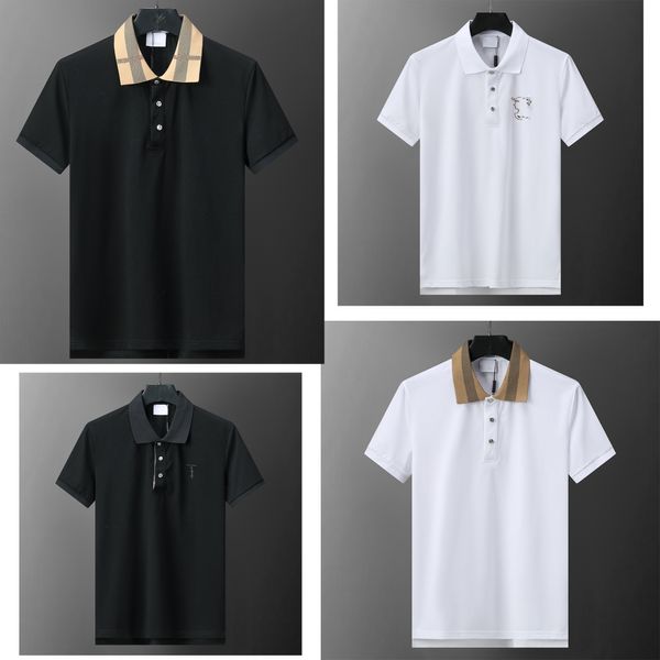 Estilo correcto Hombre Diseñadores Polos Camisa Moda Marcas Verano Hombres Negocios Casual Deportes Bos Camiseta Manga corta Ropa deportiva campeón polo camiseta ghu