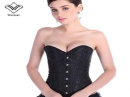 Corset corselet corselete women039S corsets overbust corsage corsage blanc corzzet top bustier brodé lacet up up hacket9695057