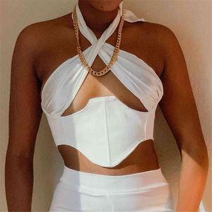 Corset Top Body Bustier White Bralette Gorset Tube Haut Femme Black Crop Blanc Patchwork Camisetas De Mujer Blusas Tank Tee y2k X0507