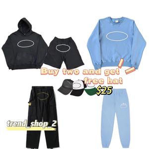 Corteize hoodie 2024 nieuwe herenshorts Demon Island Ship Cargo Print Y2k Fashion Hip Hop Casual broek Designer Cortiez Hoodie cp hoodie Koop er twee en ontvang één gratis hoed