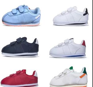 Cortez Basic SL TDV Hardloopschoenen voor kinderen Wit zwart Nieuwe geboren baby designer vrijetijdsschoenen Sneakers Baby Run Kindersportschoen buiten Klein groot kind Trainers 56998