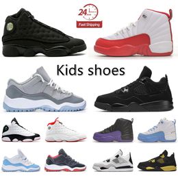 Zapatos grandes para niños 13 niños pequeños 13s niños zapatillas de baloncesto criado gato negro gril bebé niño niños zapato jóvenes bebés XIII deporte bebé al aire libre diseñador entrenadores atléticos