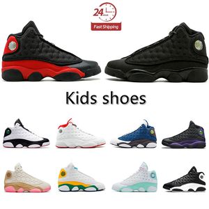 Big enfants chaussures 13 tout-petits 13s garçons baskets de basket-ball élevé chat noir gril bébé enfant enfants chaussure jeunes nourrissons XIII sport bébé extérieur designer entraîneurs athlétiques