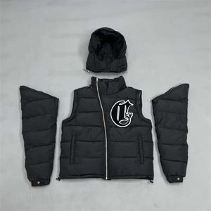 Corvidae – doudoune d'hiver, parka, manteau détachable, qualité supérieure, broderie originale, vestes chaudes