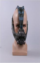 Cos Bane Maskers Batman Film Cosplay Props De Dark Knight Latex Masker Fullhead Ademend voor Halloween1251018