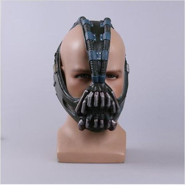 Cos Bane masques Batman film accessoires de Cosplay le chevalier noir masque en Latex pleine tête respirant pour Halloween7512804