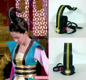 Cos Hanfu Hoofddeksels Vrouwelijke Stage Dance-accessoire of Fairy Hair Piece Sword Lady Tiara's